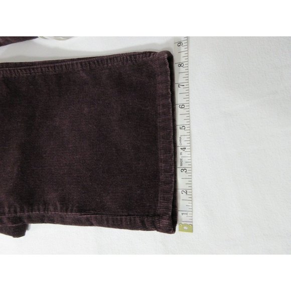 Calvin Klein Jeans women's corduroy pants, maroon burgundy‎ 12 - Picture 11 of 11